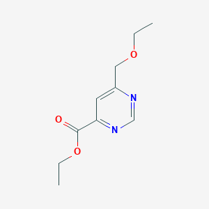 Ethyl 6-(ethoxymethyl)pyrimidine-4-carboxylate