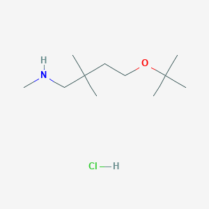 [4-(Tert-butoxy)-2,2-dimethylbutyl](methyl)amine hydrochloride