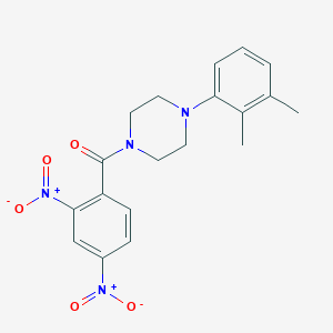 molecular formula C19H20N4O5 B14922381 [4-(2,3-Dimethylphenyl)piperazin-1-yl](2,4-dinitrophenyl)methanone 