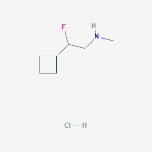 molecular formula C7H15ClFN B1492247 (2-Cyclobutyl-2-fluoroethyl)(methyl)amine hydrochloride CAS No. 2098143-93-0