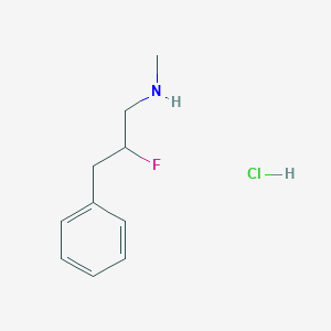molecular formula C10H15ClFN B1492277 (2-Fluoro-3-phenylpropyl)(methyl)amine hydrochloride CAS No. 2097978-51-1