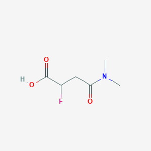 3-(Dimethylcarbamoyl)-2-fluoropropanoic acid