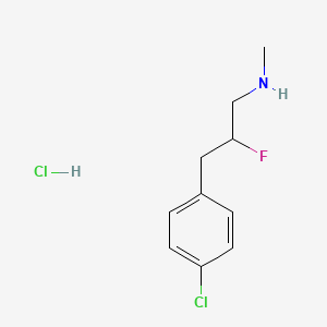 [3-(4-Chlorophenyl)-2-fluoropropyl](methyl)amine hydrochloride