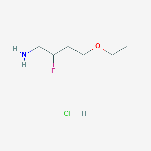 4-Ethoxy-2-fluorobutan-1-amine hydrochloride