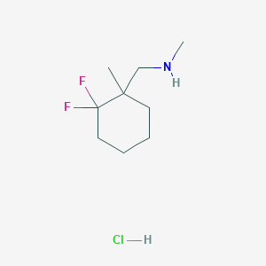 [(2,2-Difluoro-1-methylcyclohexyl)methyl](methyl)amine hydrochloride