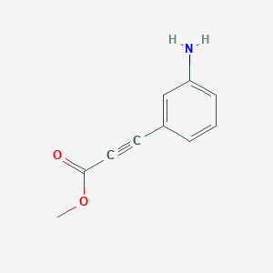 Methyl 3-(3-aminophenyl)prop-2-ynoate