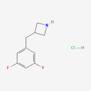 3-[(3,5-Difluorophenyl)methyl]azetidine hydrochloride