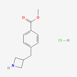 Methyl 4-[(azetidin-3-yl)methyl]benzoate hydrochloride