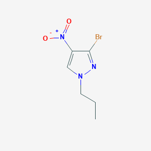 molecular formula C6H8BrN3O2 B14923169 3-Bromo-4-nitro-1-propyl-1H-pyrazole 
