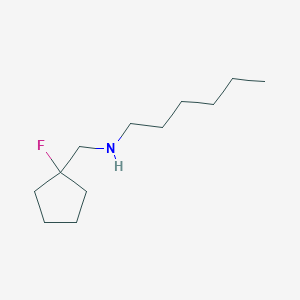 [(1-Fluorocyclopentyl)methyl](hexyl)amine