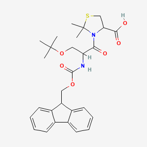 molecular formula C28H34N2O6S B1492328 Fmoc-Ser(tBu)-Cys(Psi(Me,Me)pro)-OH CAS No. 183958-93-2