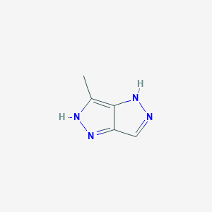 molecular formula C5H6N4 B14923360 3-Methyl-1,5-Dihydropyrazolo[4,3-C]pyrazole 