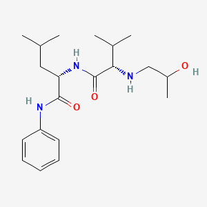 molecular formula C20H33N3O3 B1492340 N-((RS)-2-Hydroxy-propyl)-Val-Leu-anilide 