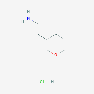 molecular formula C7H16ClNO B1492358 2-(Oxan-3-yl)ethan-1-amine hydrochloride CAS No. 98430-08-1