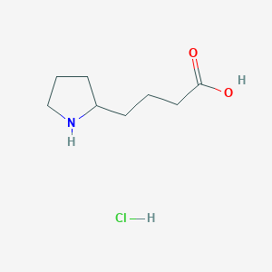 4-(Pyrrolidin-2-yl)butanoic acid hydrochloride