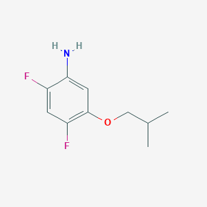 molecular formula C10H13F2NO B1492376 2,4-Difluoro-5-(2-methylpropoxy)aniline CAS No. 1935931-79-5