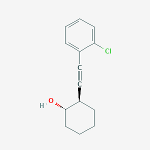 (1S,2R)-2-[2-(2-chlorophenyl)ethynyl]cyclohexan-1-ol