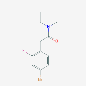 2-(4-Bromo-2-fluorophenyl)-N,N-diethylacetamide