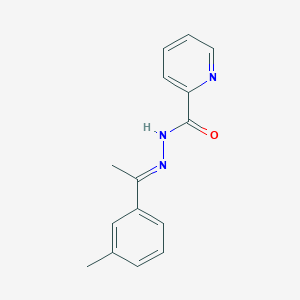 molecular formula C15H15N3O B14923902 N'-[(1E)-1-(3-methylphenyl)ethylidene]pyridine-2-carbohydrazide 