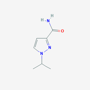 molecular formula C7H11N3O B14923954 1-Isopropyl-1H-pyrazole-3-carboxamide 