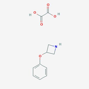 molecular formula C11H13NO5 B149241 3-Phenoxyazetidine oxalate CAS No. 132924-57-3