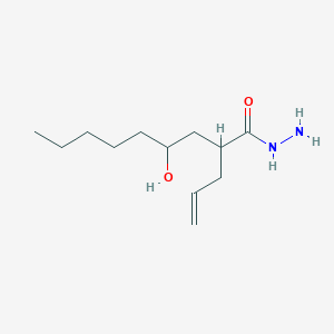 molecular formula C12H24N2O2 B14924118 2-(2-Hydroxyheptyl)-4-pentenohydrazide 