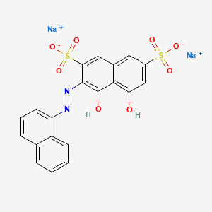 molecular formula C20H14N2NaO8S2 B1492440 Pontacyl Violet 6R CAS No. 5850-63-5