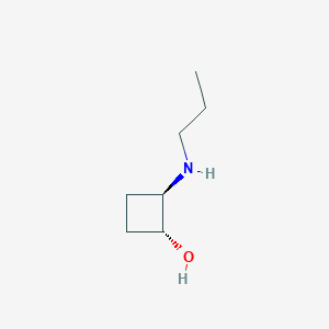 molecular formula C7H15NO B1492444 trans-2-(Propylamino)cyclobutan-1-ol CAS No. 2092599-07-8