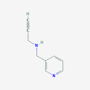 molecular formula C9H10N2 B149249 N-(吡啶-3-基甲基)丙-2-炔-1-胺 CAS No. 128813-42-3
