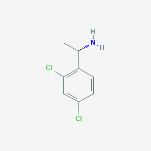 molecular formula C8H9Cl2N B149255 (S)-1-(2,4-Dichlorophenyl)ethanamine CAS No. 133492-69-0