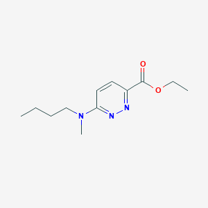 molecular formula C12H19N3O2 B1492561 Ethyl 6-(butyl(methyl)amino)pyridazine-3-carboxylate CAS No. 2098012-33-8