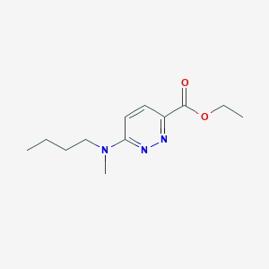 Ethyl 6-(butyl(methyl)amino)pyridazine-3-carboxylate