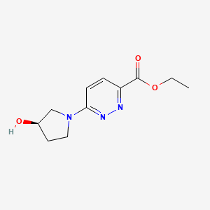 ethyl (R)-6-(3-hydroxypyrrolidin-1-yl)pyridazine-3-carboxylate