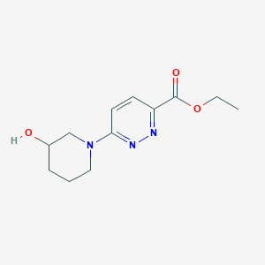 Ethyl 6-(3-hydroxypiperidin-1-yl)pyridazine-3-carboxylate