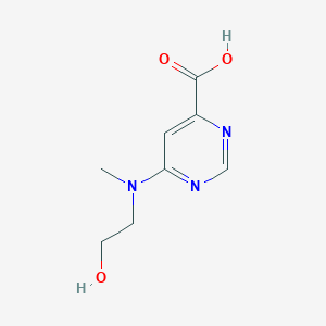 6-((2-Hydroxyethyl)(methyl)amino)pyrimidine-4-carboxylic acid