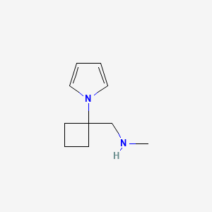 1-(1-(1H-pyrrol-1-yl)cyclobutyl)-N-methylmethanamine