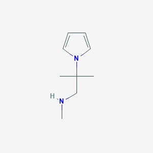N,2-dimethyl-2-(1H-pyrrol-1-yl)propan-1-amine
