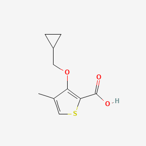 3-(Cyclopropylmethoxy)-4-methylthiophene-2-carboxylic acid