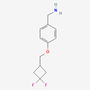 (4-((3,3-Difluorocyclobutyl)methoxy)phenyl)methanamine