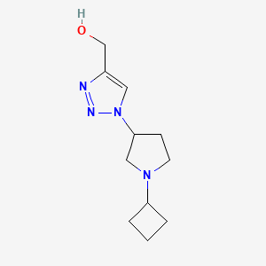 (1-(1-cyclobutylpyrrolidin-3-yl)-1H-1,2,3-triazol-4-yl)methanol