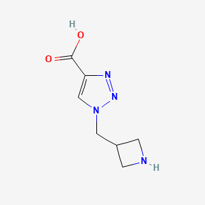 1-(azetidin-3-ylmethyl)-1H-1,2,3-triazole-4-carboxylic acid