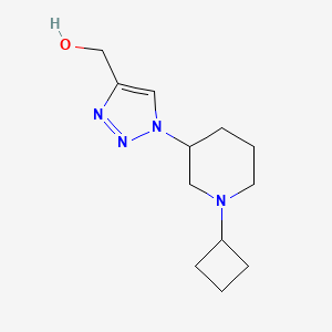 (1-(1-cyclobutylpiperidin-3-yl)-1H-1,2,3-triazol-4-yl)methanol
