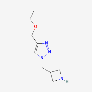 1-(azetidin-3-ylmethyl)-4-(ethoxymethyl)-1H-1,2,3-triazole