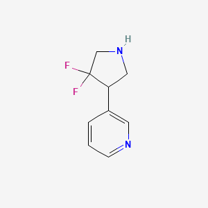 3-(4,4-Difluoropyrrolidin-3-yl)pyridine