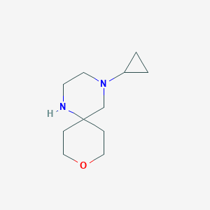 molecular formula C11H20N2O B1492634 4-Cyclopropyl-9-oxa-1,4-diazaspiro[5.5]undecane CAS No. 2097977-20-1