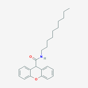 molecular formula C24H31NO2 B14926425 N-decyl-9H-xanthene-9-carboxamide 