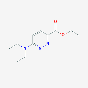 molecular formula C11H17N3O2 B1492643 Ethyl 6-(diethylamino)pyridazine-3-carboxylate CAS No. 2098085-83-5