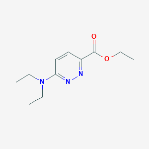 molecular formula C11H17N3O2 B1492643 6-(二乙氨基)吡啶-3-羧酸乙酯 CAS No. 2098085-83-5