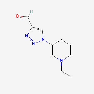 1-(1-ethylpiperidin-3-yl)-1H-1,2,3-triazole-4-carbaldehyde