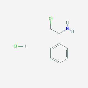 molecular formula C8H11Cl2N B1492656 2-Chloro-1-phenylethan-1-amine hydrochloride CAS No. 4561-45-9